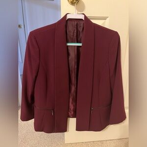 Maroon blazer